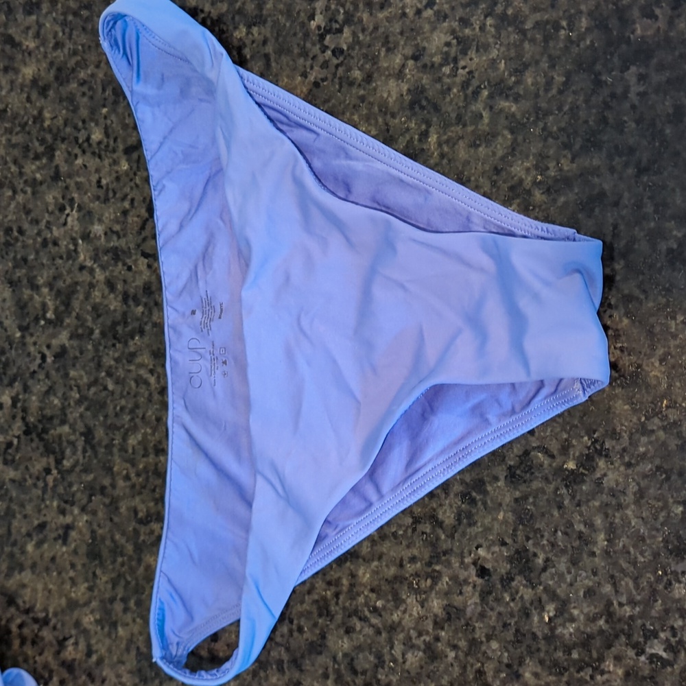 Cuup swim bottom: style: bikini, color: blue, size: 2